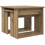  Set stolića za kavu 2 pcs Umjetnički hrast Konstruirano drvo | Eponuda.ba