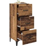 vidaXL Strani šal Star les 34,5 x 34 x 90 cm Konstruiran les | Shoptok.si
