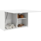 vidaXL Kopalniška stenska omarica bel 60x25x40 cm inž. les | Shoptok.si