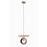  Duolla - Visilica na sajli IRONLINE 1xE27/15W/230V borovina/hrast/bež | Eponuda.com