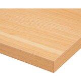 MID.YOU PISALNA MIZA kovina, leseni material bela, barve hrasta | Shoptok.si