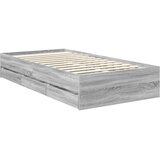  Krevetna konstrukcija Siva Sonoma 90 x 190 cm Konstruirano drvo | shoptok.hr