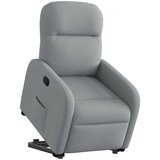  Naslonjač na podizanje od tkanine svjetlosivi | shoptok.hr