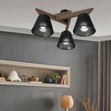  Brilagi - LED Plafonski luster ANTHONY 3xE14/40W/230V hrast orah/crna | Eponuda.com