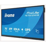Iiyama 75" iiWare13E , Android 14, 8/128GB, 40-Points PureTouch IR with Zero Gap - Air bonding, 3840x2160, UHD VA panel, Fan-less, Speakers 2x 20W front, VGA, HDMI 2x HDMI-out, 2x USB-C max 65W PD), Audio mini-jack and Optical Out (S/PDIF), USB Touch Interf TE75 | ePonuda.com