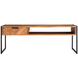 vidaXL Stolić za kavu 110 x 55 x 40 cm od masivnog bagremovog drva | shoptok.hr