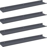  Polica na zidu s policom Zidne 4 pcs Antracit 60 x 9 x 2 5 cm - Antracit 60 x 9 cm 4 | shoptok.hr