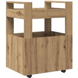 Kuhinjski kolica Artisan Oak 60x45x80 cm Konstruirano drvo | shoptok.hr