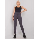 Fashion Hunters Graphite sweatpants with pockets Naomi RUE PARIS Cijene