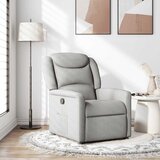 vidaXL Ležaljka Oblačno siva tkanina | shoptok.hr