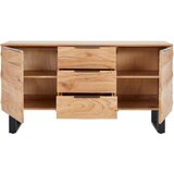 Livetastic KOMODA, črna, barve akacije | Shoptok.si