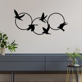 Wallity zidna dekoracija tranquila, 68,5 x 32,5 cm, crna | ePonuda.com