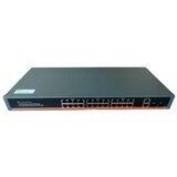 ExeLink SG1228P neupravljivi switch 24x10/100/1000 Base-T(POE/POE+),2x10/100/1000 Base-T,2x1000 base-x sfp porta | ePonuda.com