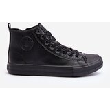Big Star Men's Lined Zip-up Sneakers Black | Shoptok.si