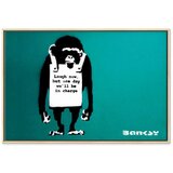  Slika - Angry Monkey (1 Part) Vertical 90x60 U prirodnom drvenom okviru | shoptok.hr