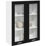 Viseći ormarić Crni hrast 80 x 31 x 100 cm Konstruirano drvo | Eponuda.ba