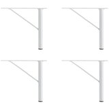Hammel Furniture Bele kovinske noge za omare v kompletu 4 kosov Mistral & Edge by Hammel - Hammel Furniture | Shoptok.si
