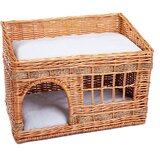  Pueblo mačja hiša - D 56 x Š 36 x V 42 cm - naravna | shoptok.hr