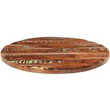 vidaXL Mizna plošča Ø 80x1,5 cm okrogla trden predelan les | Shoptok.si