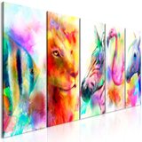  Slika - Rainbow Watercolours (5 Parts) Narrow 200x80 | shoptok.hr