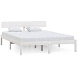  Okvir za krevet masivna borovina bijeli 150 x 200 cm bračni | shoptok.hr
