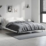 The Living Store Posteljni okvir bel 140x190 cm inženirski les - Posteljni Okvir, (21528274) | Shoptok.si