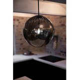Markslöjd črna viseča svetilka s steklenim senčilom ø 35 cm fengari | Shoptok.si