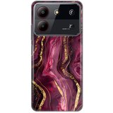  Maska za ZTE Blade A54 Burgundy Silikonska Print Cene