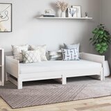  Krevet za povlačenje za dan Bijelo 180 x 200 cm | shoptok.hr