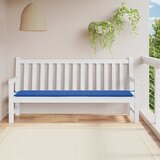  Jastuk za vrtnu klupu plavi 200x50x4 cm od tkanine Oxford | shoptok.hr
