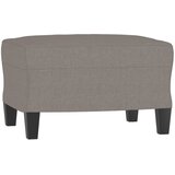  Trosjed s tabureom smeđesivi 180 cm od tkanine | shoptok.hr