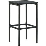  7-dijelni vrtni barski set s jastucima crni | shoptok.hr