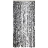  Zastor protiv insekata sivi i crno-bijeli 90 x 200 cm šenil | shoptok.hr