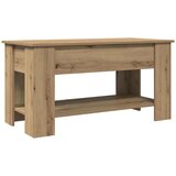  Stol za kavu Artisan hrast 101x49x52 cm izrađeno drvo | shoptok.hr