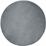 vidaXL Faux Rabbit Fur Rug Antracit Ø 120 cm Poliester Cijene