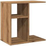 vidaXL Stranska mizica artisan hrast 50x30x50 cm inženirski les | Shoptok.si