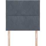  LED glava kreveta Tamno siva 90 cm Baršun | shoptok.hr