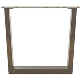  Noge za klub stolić V-oblik 2 kom Prirodni čelik 50 x (42-43,3) cm Čelik | shoptok.hr