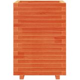  Vrtna sadilica voštano smeđe boje 50x50x72,5 cm od borovine | shoptok.hr