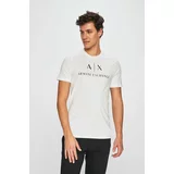 Armani_Exchange Kratka majica moški, bela barva