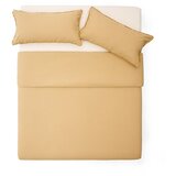 Kave Home Senf žuta posteljina za bračni krevet/za produženi krevet od pamučnog perkala 240x220 cm Sifinia – Cijene