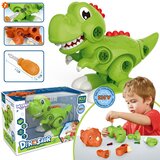 Woopie Dinosaur na sastavljanje + odvijač zeleni | shoptok.hr