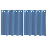 vidaXL Voile zavese z vponkami 2 kosa kraljevsko modra, (21827074) | Shoptok.si