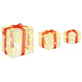  Poklonska kutija 3 pcs Topla bijela 20 x 20 x 20 cm Akril | Eponuda.ba