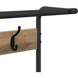 vidaXL Vješalica za kapute s policom hrast artisan 95 x 34 x 184 cm | shoptok.hr