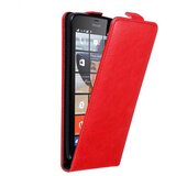 Cadorabo Ohišje, združljivo z Nokia Lumia 640 v rdeče jabolko - Zaščitni ovitek v obliki flipa z magnetnim zapiranjem, (20564305) | Shoptok.si