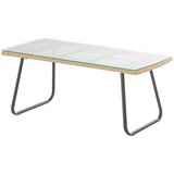 Hesperide SET VRTNOG NAMJEŠTAJA LAMBADA 135X75X230CM POLIESTER/POLIURETAN/ČELIK/RATAN/STAKLO GRAFITNO SIVA 4/1 | shoptok.hr
