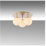 Opviq Stropna svetilka v zlati barvi s steklenim senčilom 37x44 cm Well – | Shoptok.si