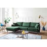 MID.YOU KOTNA SEDEŽNA GARNITURA, žamet zelena | Shoptok.si