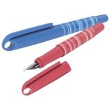 Pelikan nalivpero školsko+6patrona happy pen 930347 crveno/plavo blister